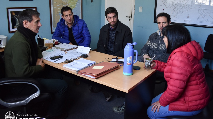 Lezama: el intendente Harispe recibió a funcionario provincial