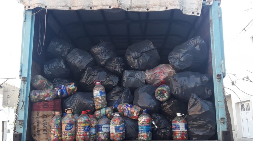 Dolores: exitosa campaña de recolección de materiales reciclables que se intercambiaron por alimentos
