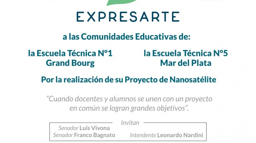 Se concretará una doble entrega del reconocimiento Expresarte en Malvinas Argentinas