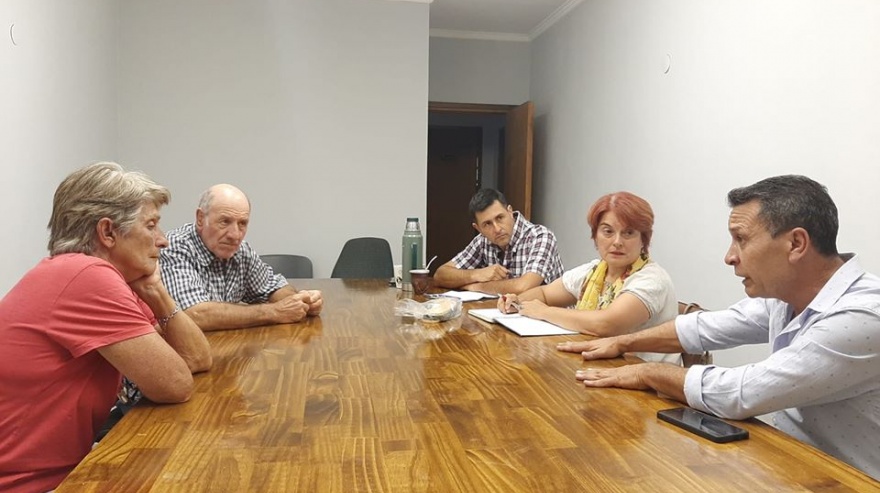 General Guido: Rocha evalúo la situación del campo con la Comisión de la Sociedad Rural local