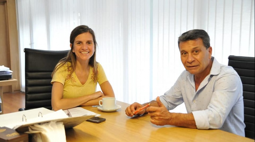 General Guido: Rocha fue recibido por la ministra Fernanda Raverta