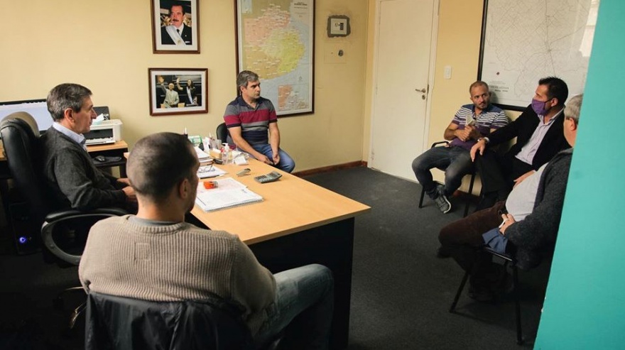 Lezama: el intendente se reunió con integrantes de la Cámara de Comercio para analizar la situación local