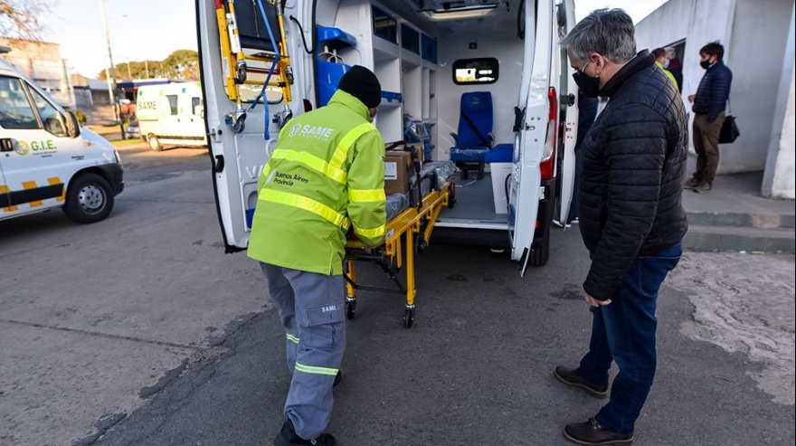 Chascomús: el hospital municipal sumó una nueva ambulancia de alta complejidad