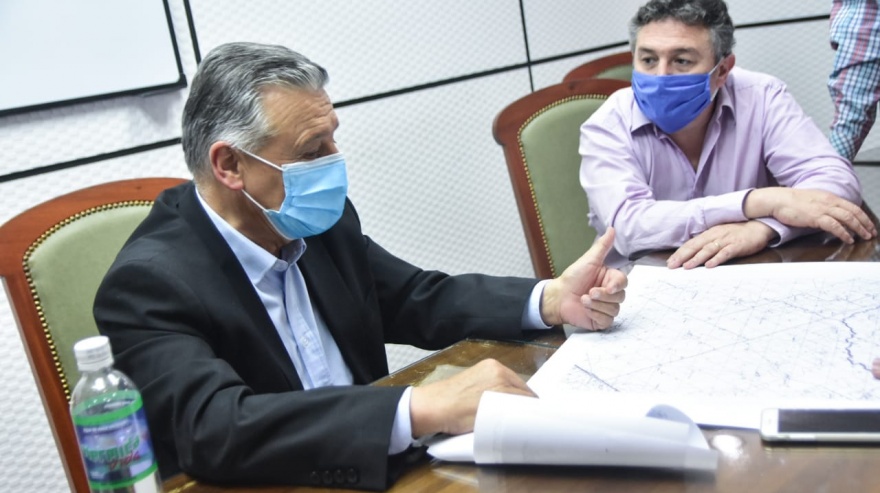 Las Flores: el intendente Gelené realizó el primer viaje de gestión presencial a La Plata