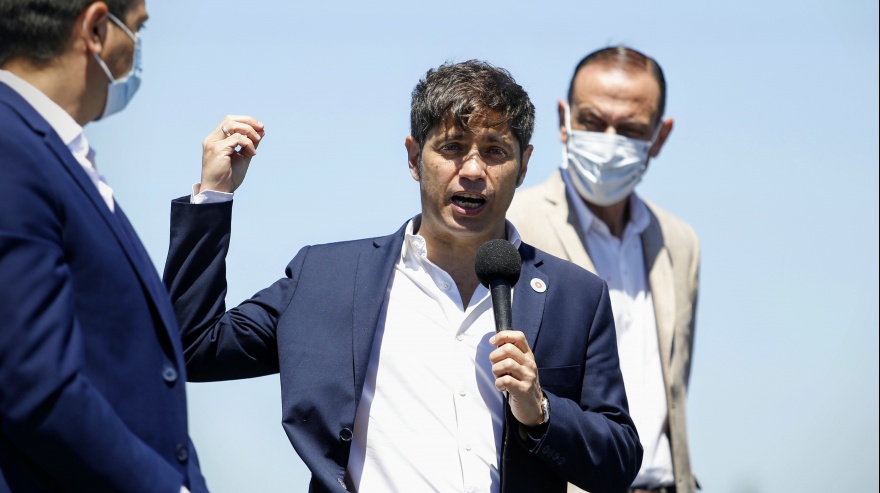Kicillof recorrió obras sobre el corredor balneario y coordinó con intendentes la puesta en marcha de los protocolos de cuidado