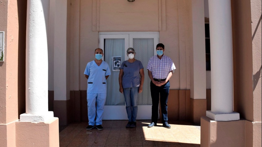 San Cayetano: Gargaglione recorrió centros de salud