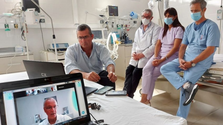 El Ministerio de Salud donó un respirador completo al Hospital Municipal de Rauch