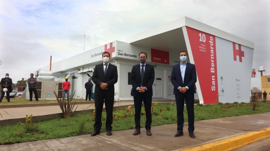 Se presentó el Hospital Modular del Partido de La Costa