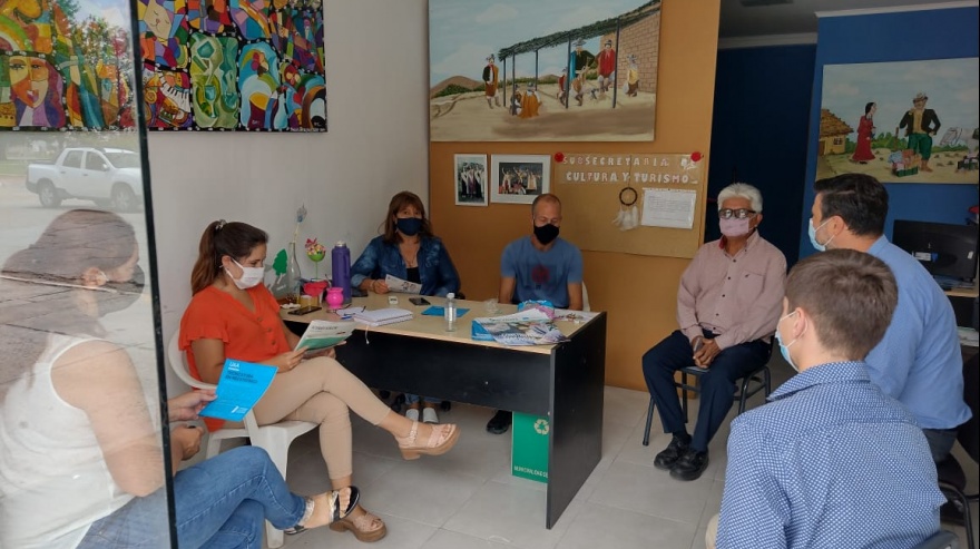 Tordillo: funcionarios de educación visitaron la ciudad