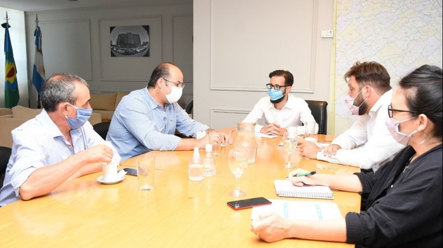 El intendente Olivera y el senador Bozzano se reunieron con el ministro de infraestructura provincial