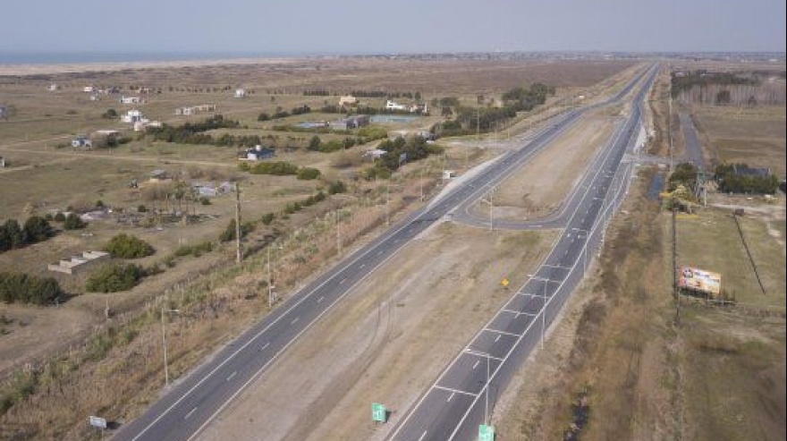 Ruta 11: se completó la doble vía entre San Clemente del Tuyú y Mar de Ajó