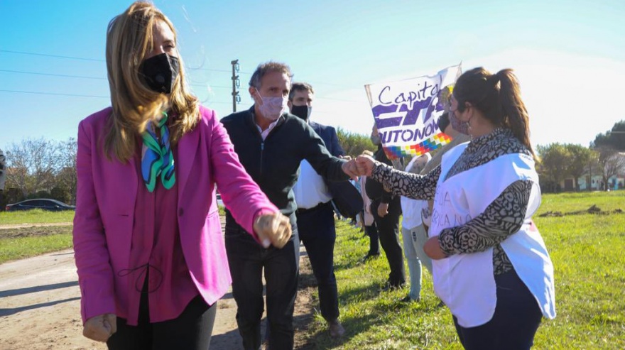 Katopodis y Tolosa Paz recorrieron obras del Plan Argentina Hace en Miramar