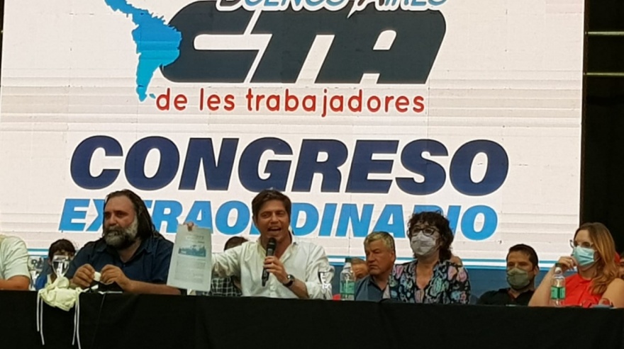 La CTA realizó un histórico Congreso con la presencia de Kicillof