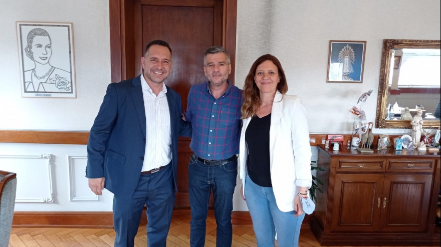 Facundo Celasco fue recibido en el Ministerio de Desarrollo Social de la Nación