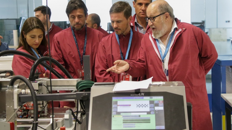 Chascomús: ministro bonaerense recorrió la empresa Unitec Blue