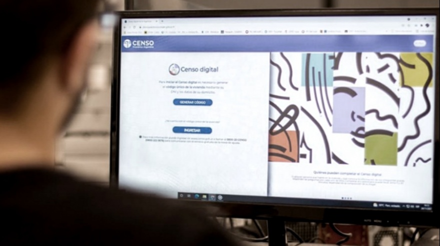 El 25% de las viviendas completó el Censo Digital a menos de una semana del operativo presencial