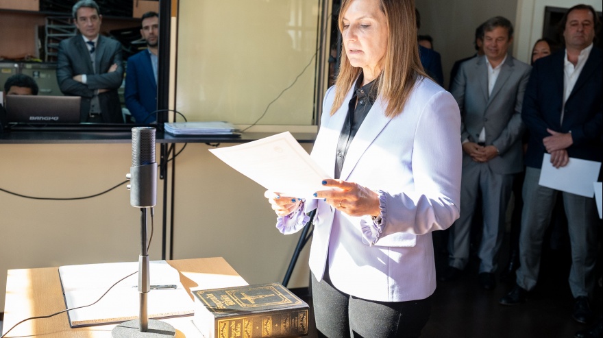 La senadora Demaría juró como integrante del Consejo de la Magistratura de la Provincia