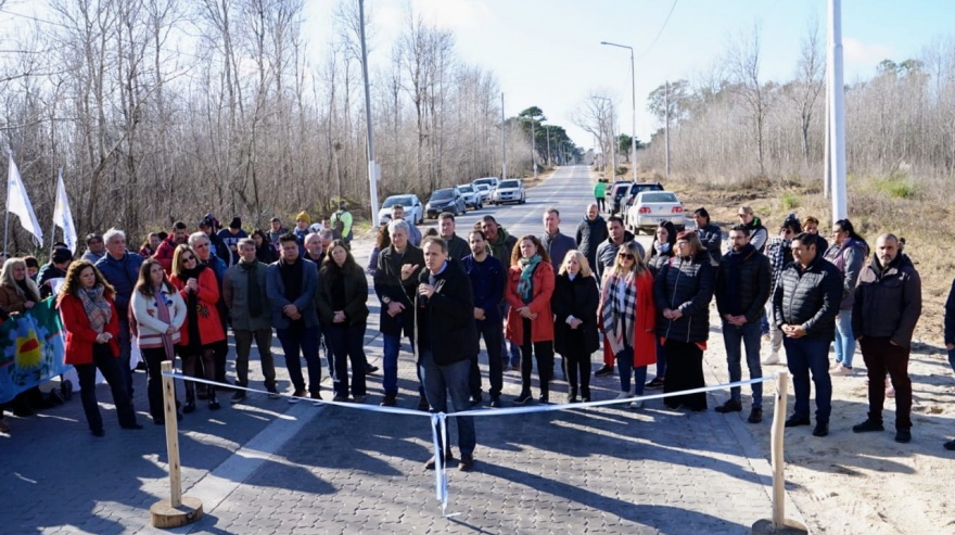 Villa Gesell: con la presencia de Katopodis inauguraron los accesos a Mar de las Pampas y Mar Azul
