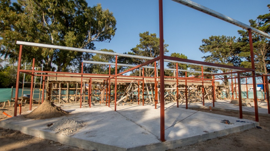 Villa Gesell: avanza la obra del futuro Centro de Desarrollo Infantil