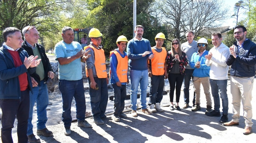 Miramar: Katopodis recorrió obras en marcha e inauguró la Avenida Chapar