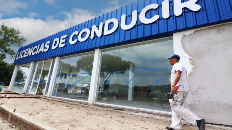 Avanza la construcción de la nueva Oficina de Licencias de Conducir del Partido de La Costa