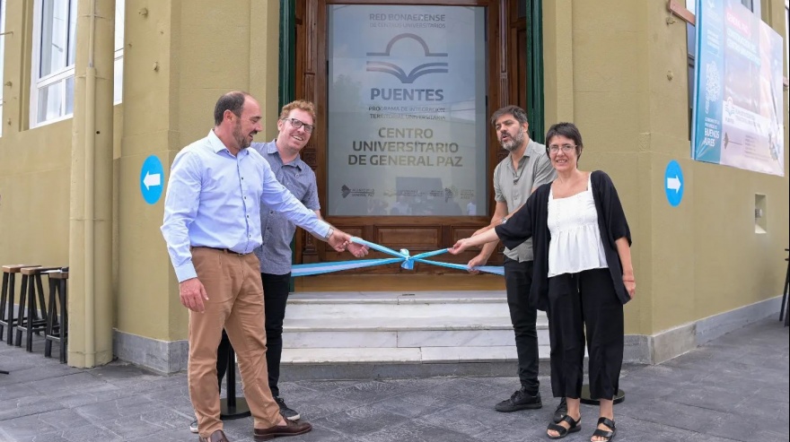 Bianco encabezó la inauguración de un nuevo Centro Universitario en General Paz