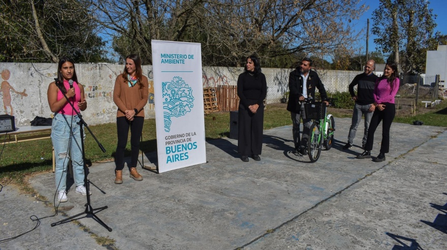 Tordillo: estudiantes recibieron bicicletas y participaron de talleres sobre problemáticas ambientales