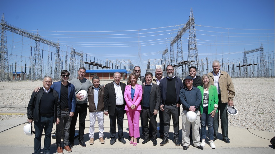 Kicillof inauguró la nueva Estación Transformadora Vivoratá