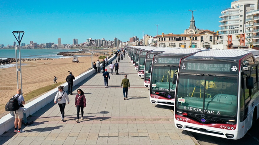Mar del Plata: presentaron nuevos colectivos y el proyecto de crear una línea anular