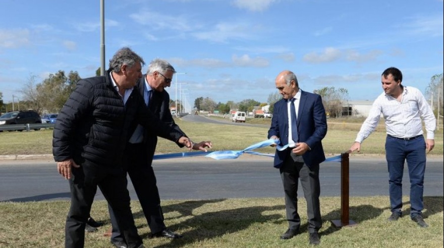 Inauguran tramo de ruta que une a los distritos de General Belgrano, Pila y Castelli