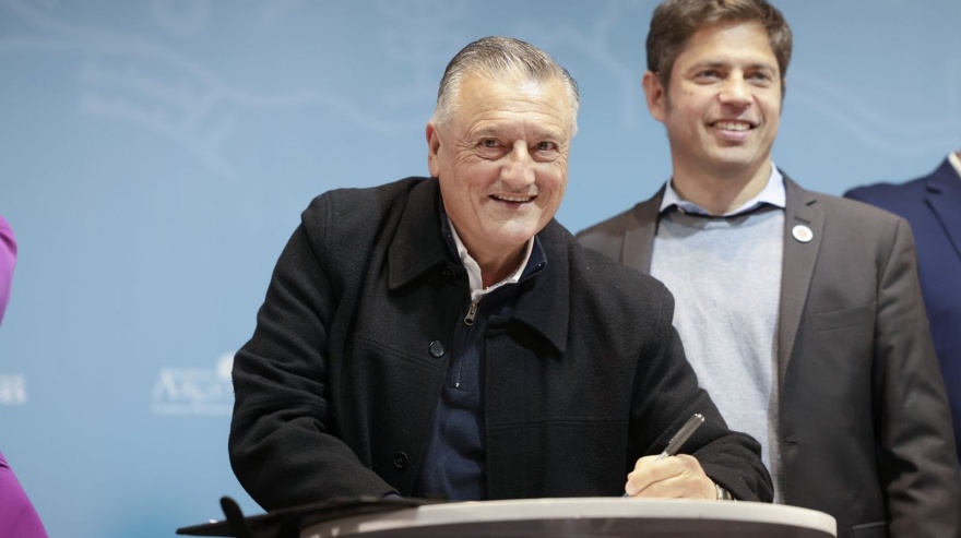 Las Flores: Gelené participó del acto de firma del 2° desembolso del Fondo de Fortalecimiento Fiscal Municipal