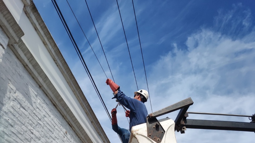 EDEA avanza en la remodelación de la Red de Tapalqué