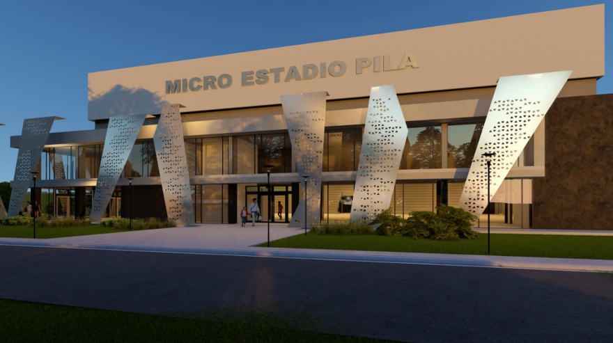 Pila: avanzan las gestiones con Provincia para construir un Microestadio Municipal