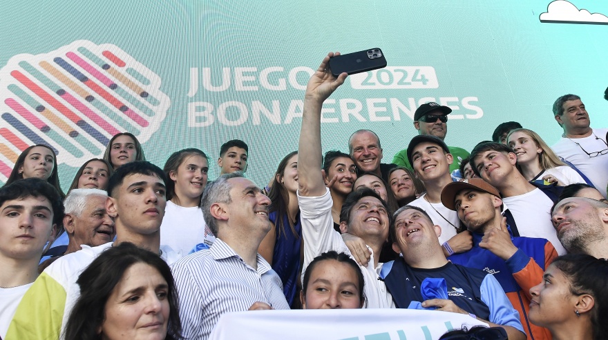 El gobernador Kicillof encabezó la apertura de la etapa final de los Juegos Bonaerenses 2024