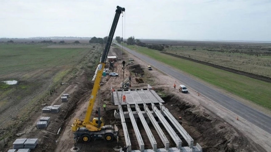 Ruta 11: avanza la construcción de la doble mano entre Mar Chiquita y Villa Gesell
