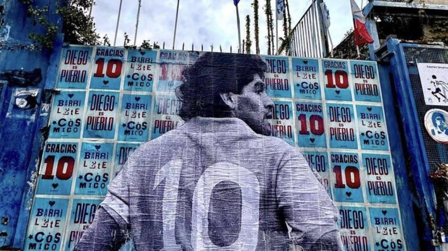 Necochea le rinde homenaje al 10: se realiza el  7° Muraltar Maradoniano