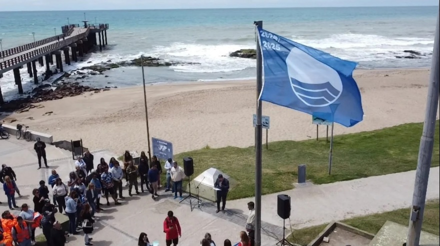 Miramar: presentaron la distinción Bandera Azul de Playas a seis balnearios