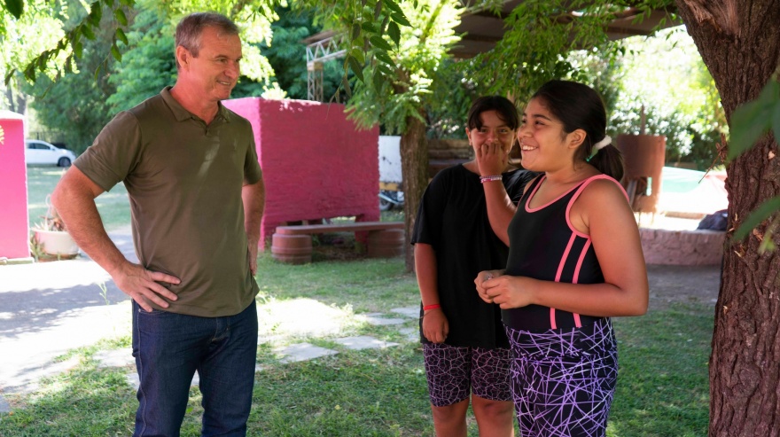 Monte: Castro recorrió el programa de Escuelas Abiertas de Verano