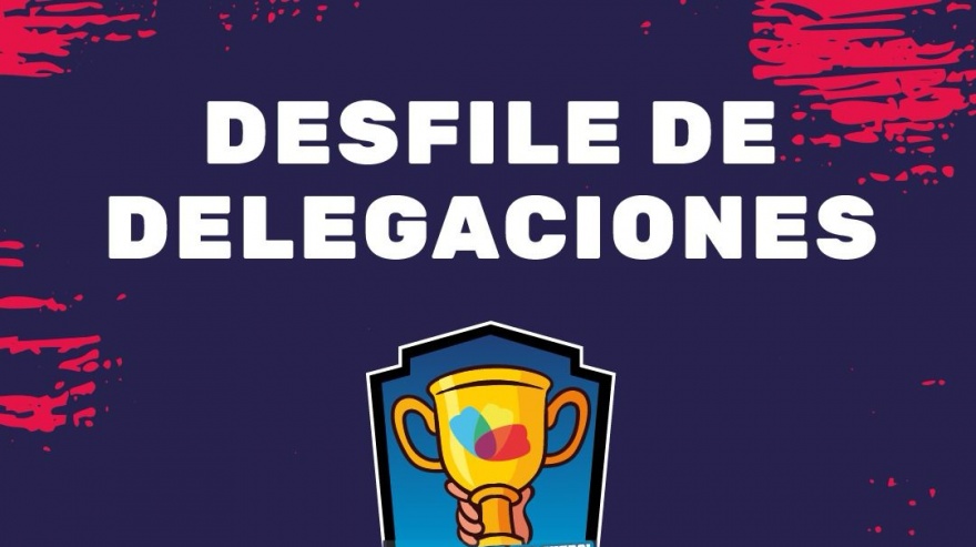 Comienza la Copa Nacional Las Flores "Tino Costa" con el desfile de delegaciones