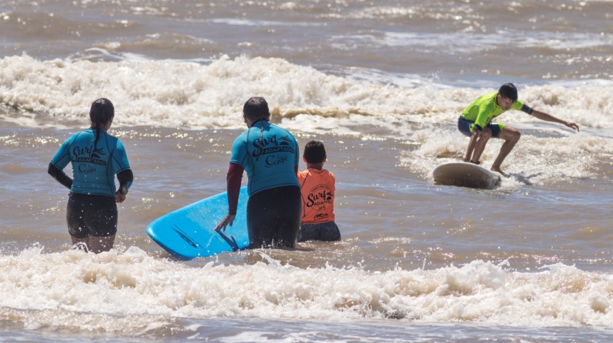 El Partido de La Costa será sede del primer torneo nacional de surf adaptado del año