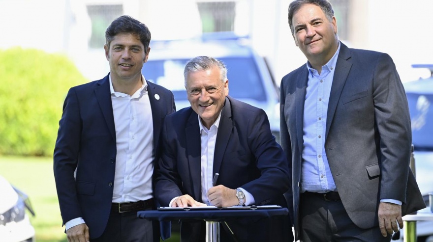 Las Flores: el intendente Gelené firmó el convenio de adhesión al nuevo fondo provincial de fortalecimiento de la seguridad