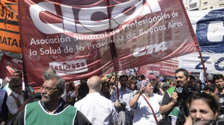 Los médicos de Cicop adhieren a paro general y realizan otra protesta de 48 horas