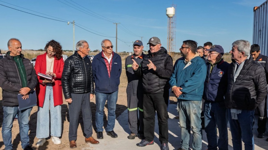 Avanza la construcción del nuevo destacamento de Bomberos Voluntarios en Playa Grande de San Clemente del Tuyú