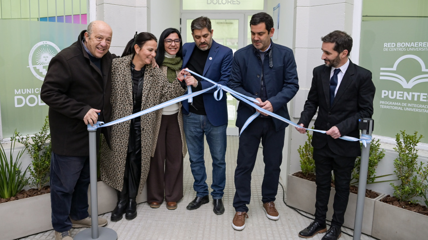 Bianco inauguró el Centro Universitario de Dolores