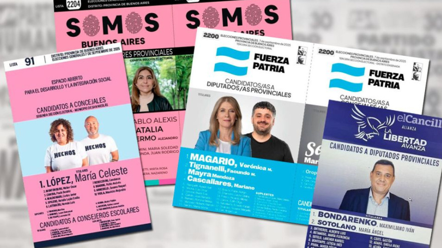 La Justicia bonaerense autoriza más de dos fotos de candidatos en las boletas electorales