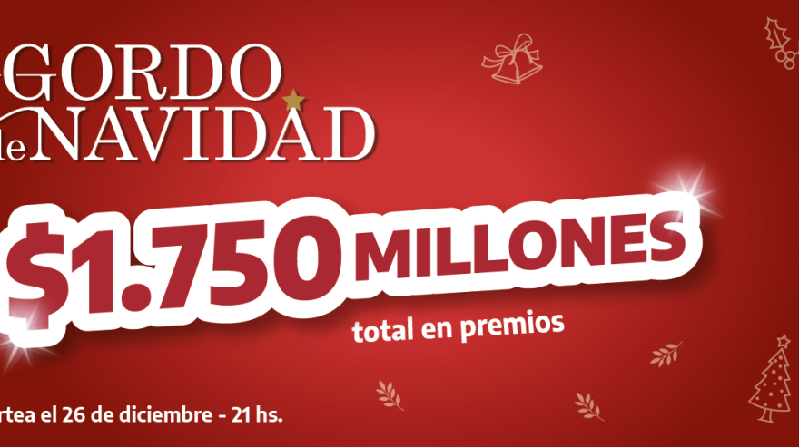 Ya está a la venta el Gordo de Navidad con más de $1.750 millones en premios