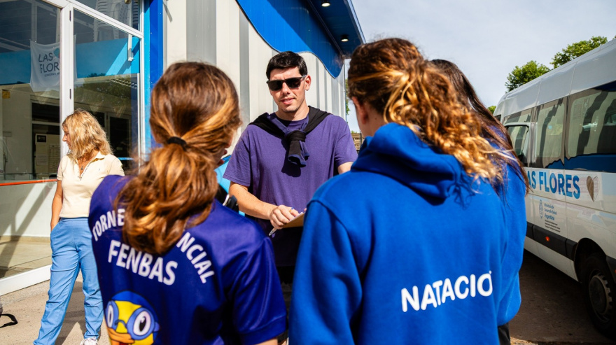 Las Flores: nadadores del equipo de la municipalidad participaron del Nacional de San Juan