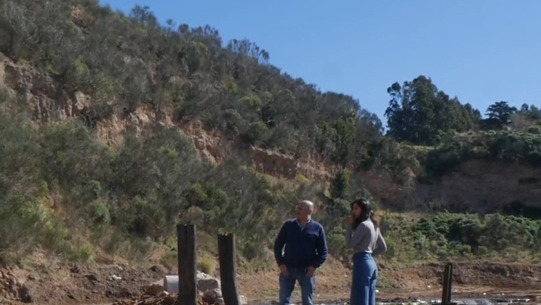 Balcarce: avanza la construcción de una laguna artificial dentro del Geoparque “Pun Antü”