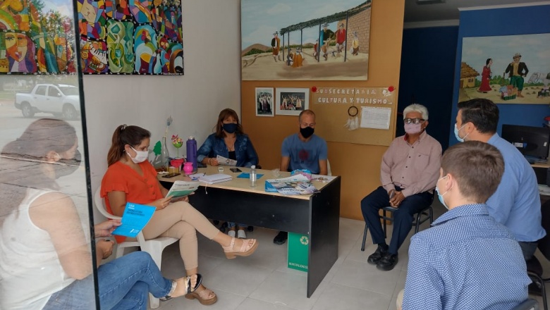 Tordillo: funcionarios de educación visitaron la ciudad