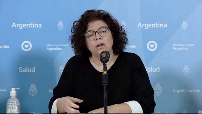 La ministra de Salud, Carla Vizzotti, se contagió de coronavirus
